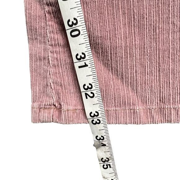 Joes Jeans The Lover Corduroy Pants Womens 25 Mauve Pink Flare Low Rise Boho Y2K - Picture 10 of 16